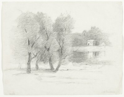 Maisema, 1800-luvun loppu - 1900-luvun alku tekijältä John Henry Twachtman
