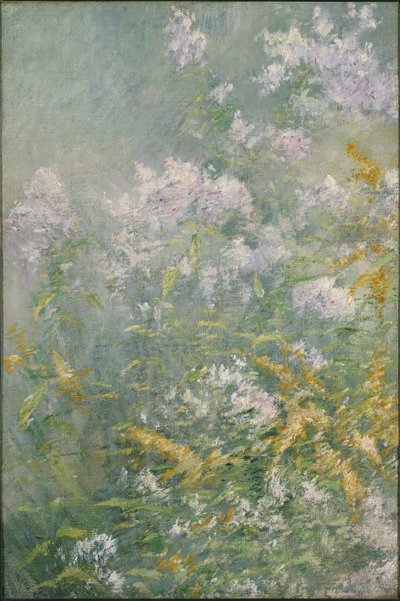Niittykukat (Golden Rod ja Wild Aster) tekijältä John Henry Twachtman