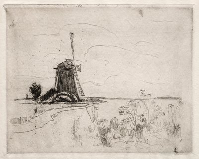 Mylly ja rikkaruohot, Hollanti tekijältä John Henry Twachtman