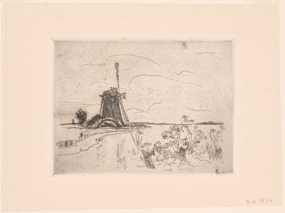 Mylly Hollannissa tekijältä John Henry Twachtman