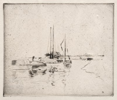 Dordrechtin lähellä. tekijältä John Henry Twachtman