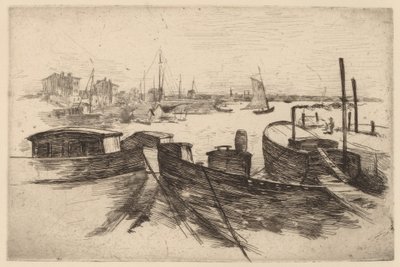 Satama, Bridgeport tekijältä John Henry Twachtman