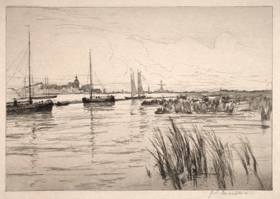 Holland Dyke. tekijältä John Henry Twachtman