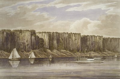 Palisades No. 19, Hudson River Portfolio, 1823-24. tekijältä John Hill