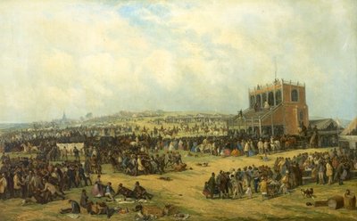 Ennen kilpailua (Nottingham Races), 1865 tekijältä John Holland