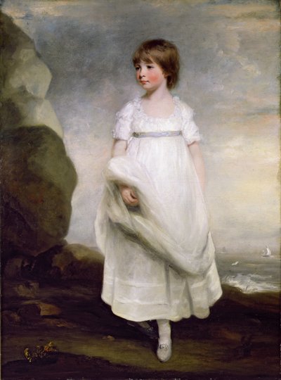 Muotokuva Anne Isabella Milbanke (1792-1860), myöhemmin Lady Byron, noin 1800 (öljy kankaalle). tekijältä John Hoppner
