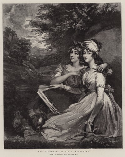 Sir T Franklandin tyttäret tekijältä John Hoppner