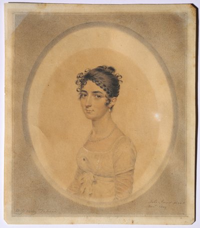 Muotokuva neiti Mary Tadmanista, 1809. tekijältä John I. smart