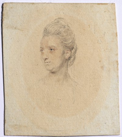 Naisen muotokuva, c. 1772. tekijältä John I. smart