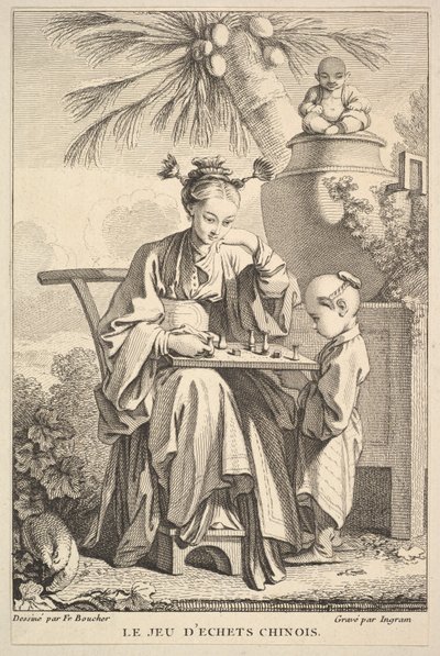 Peli Kiinan shakki, 1741-63. tekijältä John Ingram