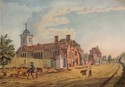 The Old Chapel, Kentish Town, c1770, 1925 tekijältä John Inigo Richards