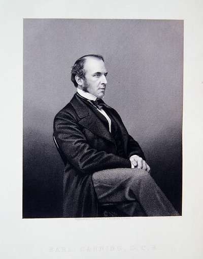 Earl Canning, "The Drawing-Room Portrait Gallery of Eminent Personages" tekijältä John Jabez Edwin Paisley (after) Mayall
