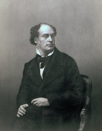 Daniel Maclise, Esq. RA, "The Drawing-Room Portrait Gallery of Eminent Personages", kaivertanut D. J Pound, 1861 tekijältä John Jabez Edwin Paisley Mayall