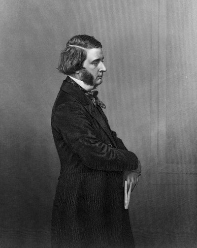 James Ward RA, "The Drawing Room Portrait Gallery of Eminent Personages", kaiverrus D. J Pound tekijältä John Jabez Edwin Paisley Mayall