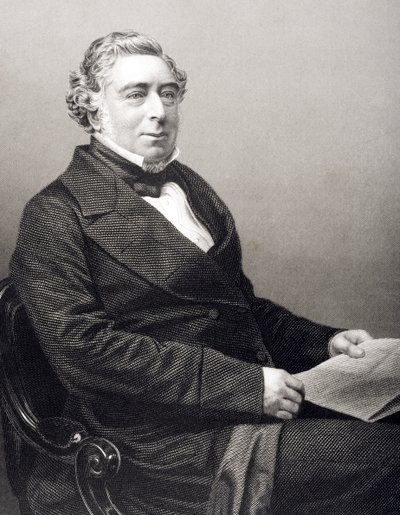 Robert Stephenson (1803-59), kaiverrus D.J. Pound valokuvasta, Lontoossa 1860 julkaistusta The Drawing-Room of Eminent Personages, Volume 2 tekijältä John Jabez Edwin Paisley Mayall