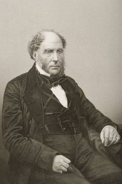 Sir Archibald Alison (1792-1867), kaiverrus D.J. Pound valokuvasta, Lontoossa 1860 julkaistusta The Drawing-Room of Eminent Personages, Volume 2 tekijältä John Jabez Edwin Paisley Mayall