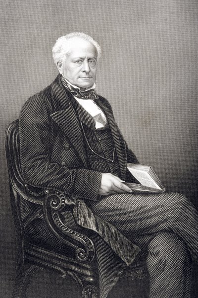 Sir Fitzroy Kelly (1796-1880), kaiverrus D.J. Pound valokuvasta, Lontoossa 1860 julkaistusta The Drawing-Room of Eminent Personages, Volume 2 tekijältä John Jabez Edwin Paisley Mayall