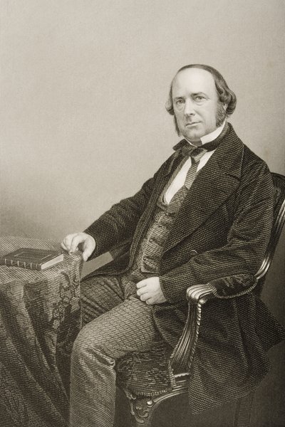 Thomas Wright (1810-77), kaiverrus D.J. Pound valokuvasta, Lontoossa 1860 julkaistusta The Drawing-Room of Eminent Personages, Volume 2 tekijältä John Jabez Edwin Paisley Mayall