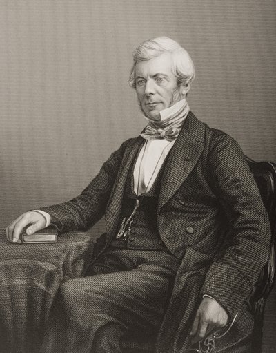 William Chambers (1800-83), kaiverrettu D.J. Pound valokuvasta, Lontoossa 1860 julkaistusta The Drawing-Room of Eminent Personages, Volume 2 tekijältä John Jabez Edwin Paisley Mayall