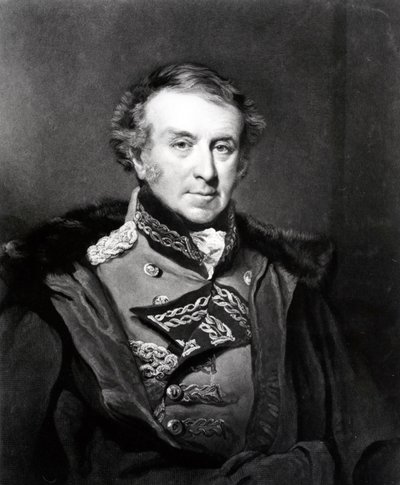 Sir Hew Whitefoord Dalrymplen muotokuva, 1831 tekijältä John Jackson