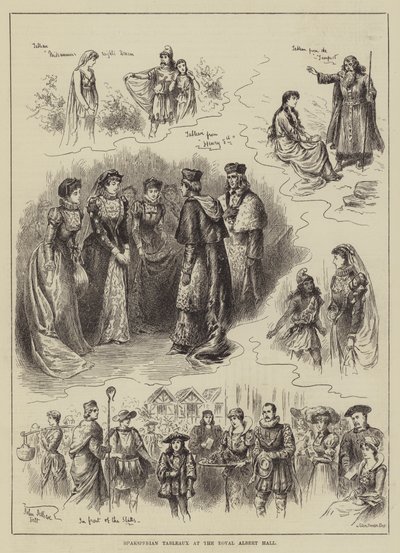 Shakespearean Tableau Royal Albert Hallissa tekijältä John Jellicoe