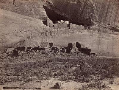 Kallioasuntojen rauniot, Canyon de Chelly,1879-1881 (kuva) (kuva) tekijältä John K. Hillers