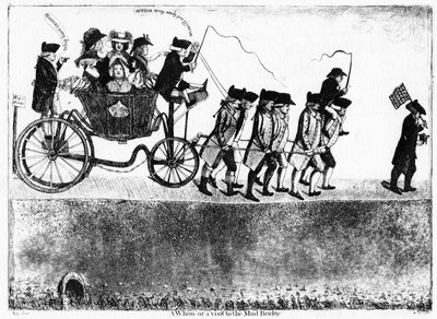 Päähänpisto tai vierailu Mutasillalle, 1786 tekijältä John Kay