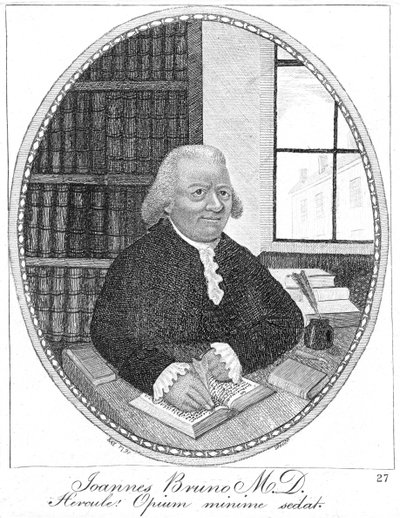 John Brown, skotlantilainen lääkäri, 1791 tekijältä John Kay