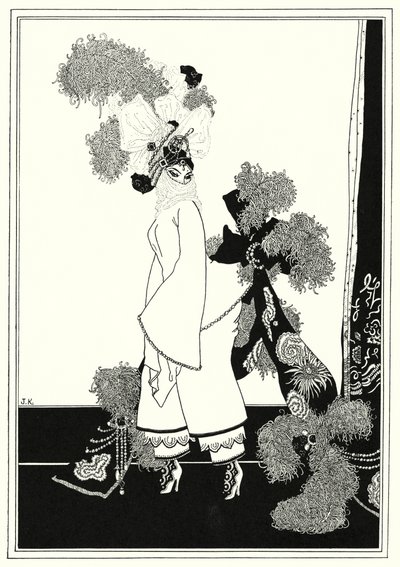 Kuvitus tarinaan Aladdin ja ihana lamppu (litho) tekijältä John Kettelwell