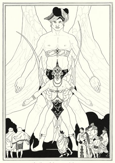Kuvitus tarinaan Aladdin ja ihana lamppu (litho) tekijältä John Kettelwell