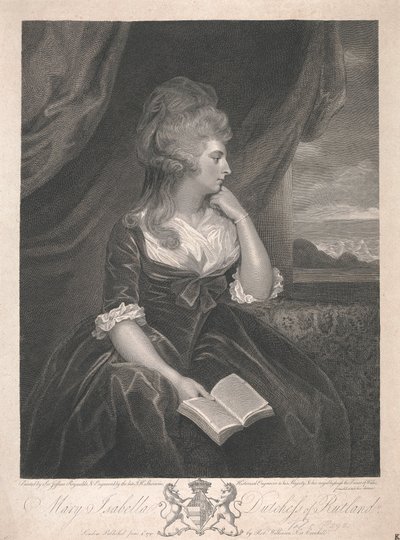 Mary Isabella Manners (os. Somerset), Rutlandin herttuatar tekijältä John Keyse Sherwin