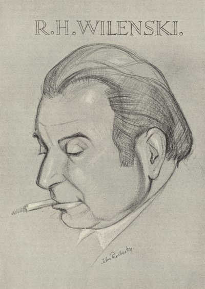 R H Wilenski, englantilainen taidekriitikko ja kirjailija tekijältä John L. Pemberton