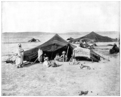 Karavaanileiri, Saharan autiomaa, 1800-luvun loppu tekijältä John L. Stoddard