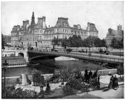 Hotel de Ville, Pariisi, 1800-luvun loppu tekijältä John L. Stoddard