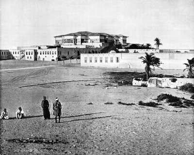 Palatsi ja haaremi, Aleksandria, Egypti, 1893. tekijältä John L. Stoddard