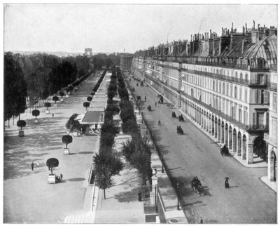 Rue de Rivoli, Pariisi, 1800-luvun loppu tekijältä John L. Stoddard