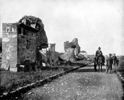 Appian Way, Rooma, 1893. tekijältä John L. Stoddard