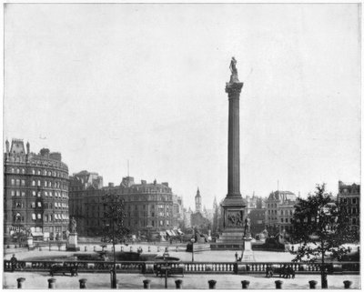 Trafalgar Square, Lontoo, 1800-luvun loppu tekijältä John L. Stoddard