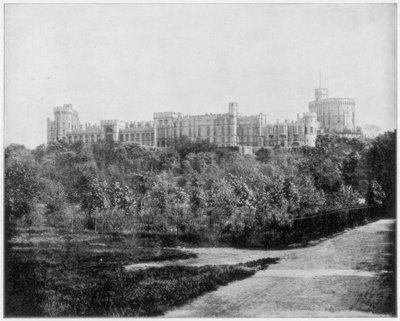 Windsorin linna, Englanti, 1800-luvun loppu. tekijältä John L. Stoddard