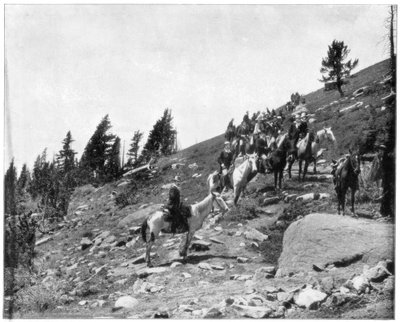 Windy Point, Pikes Peak, Colorado, 1800-luvun loppu. tekijältä John L. Stoddard