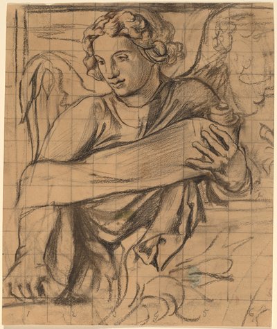 Angel - Kolminaisuuden kirkon seinämaalaus tekijältä John La Farge