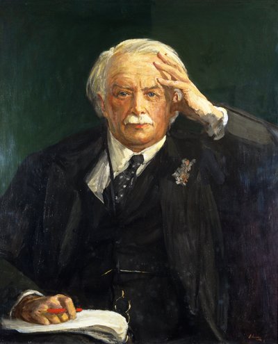 David Lloyd George (öljy kankaalle) tekijältä John Lavery