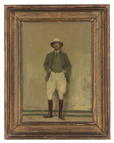 Walter B. Harrisin muotokuva, noin 1907 (öljy kankaalle) tekijältä John Lavery