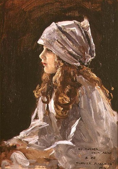 Muotokuva taiteilijan tyttärestä, Alicesta tekijältä John Lavery