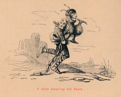 Tanskalainen turvaamassa Bootyaan, c1860, c1860 tekijältä John Leech