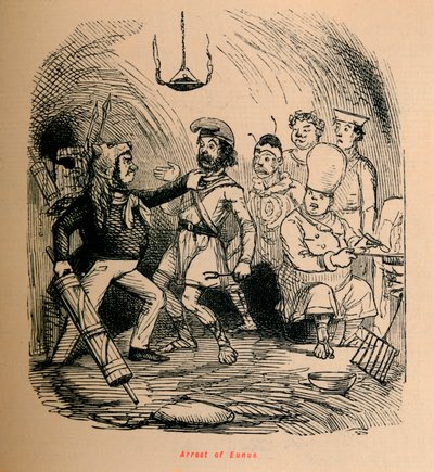 Eunuksen pidätys, 1852 tekijältä John Leech