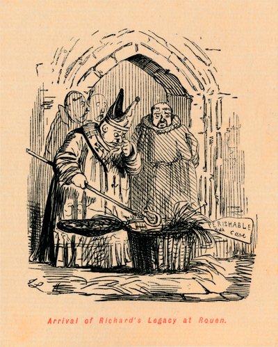 Richards Legacyn saapuminen Roueniin, 1860, 1860 tekijältä John Leech