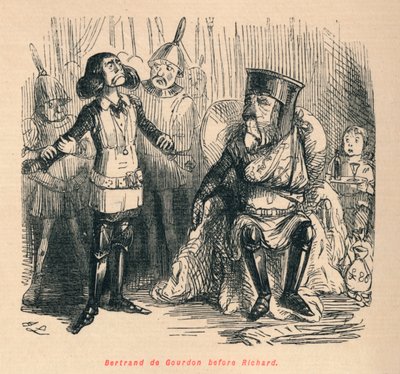 Bertrand de Gourdon ennen Richardia, c1860, c1860 tekijältä John Leech