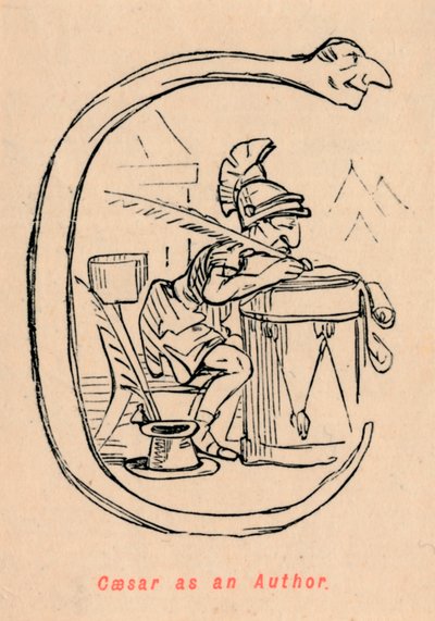 Caesar kirjailijana, 1852 tekijältä John Leech