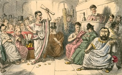 Cicero tuomitsi Catilina tekijältä John Leech
